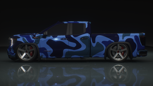 Blue Camo - Trucks and Suv's