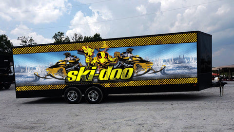 Avery Vinyl SKI-DOO Snowmobile Trailer Wrap Sleds