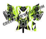2012-2019 Arctic Cat X.F 800 High country & all F series snowmobiles sleds- Lime - green-back-graphics