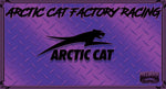 Arctic Cat Snowmobile Banner Size 2x4'- Dark Purple