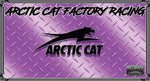 Arctic Cat Snowmobile Banner Size 2x4'- Purple