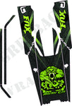 Arctic Cat X.F 800 High country & all F series snowmobiles sleds -Green Cat Tunnel - green-back-graphics