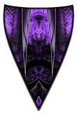 Baja Custom vinyl boat wrap design -  Purple Kobra
