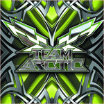 Team Arctic Cat Vvivid vinyl decal sticker Razor Back design DIY - green-back-graphics