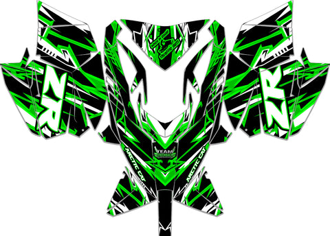 2012-2019 Arctic Cat ZR- White and Green