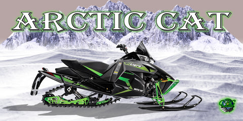 Arctic Cat Snowmobile Banner Size 2x4'- PP