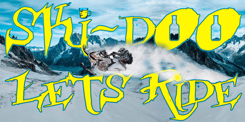 SKI-DOO Lets Ride Banner