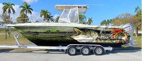2021 Pro-Line 27 vinyl boat wrap- Pike
