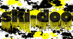 SKI DOO Bee Snowmobile 2'x4' Banner 14-Splat